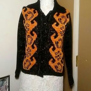 GODWIN KNITTED SWEATER-SIZE SMALL/MEDIUM